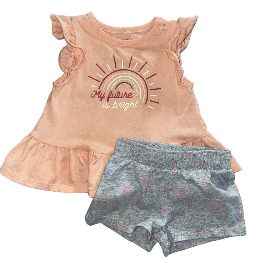 β Granimals Baby Girls Two-Piece Outfit 0-3M β